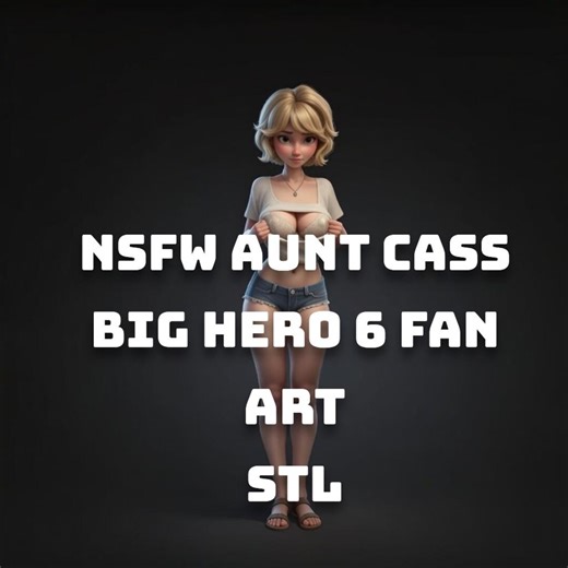 NSFW Aunt Cass Big Hero 6 Fan Art STL – Sexy Lingerie Under Shirt Figure, 3D Printable Resin Model - Etsy Canada