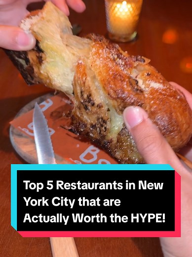 Top 5 Restaurants in NYC Worth the HYPE