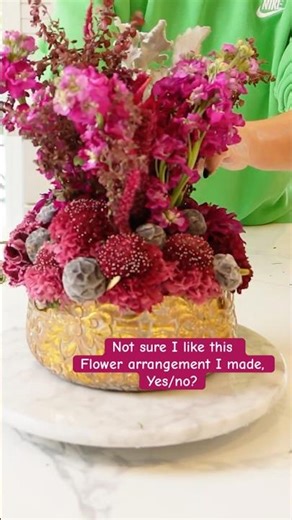 DIY Flower Arrangement | flower centerpiece ideas | Flower tutorial