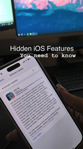 Did you know about these ios18 features? #10S18 #iosupdate #apple #ios18features #iosdownload #ipados18 #iphone #iphone16 #iphone16pro #iphoneupdate #iphone16promax