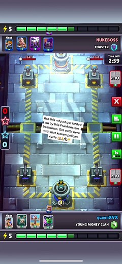 Fuck the kraken, all my homies hate the kraken🐙❌ #chaosleague #chaosbattleleague #clashroyale