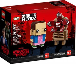 Stranger Things' Demogorgon & Eleven LEGO BrickHeadz set releasing in February