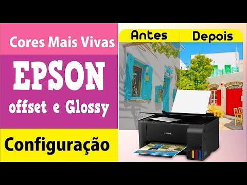 Configuração de impressão Epson