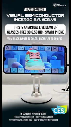 GF3D Phone Showcase at CES 2026 #ces #ces2026