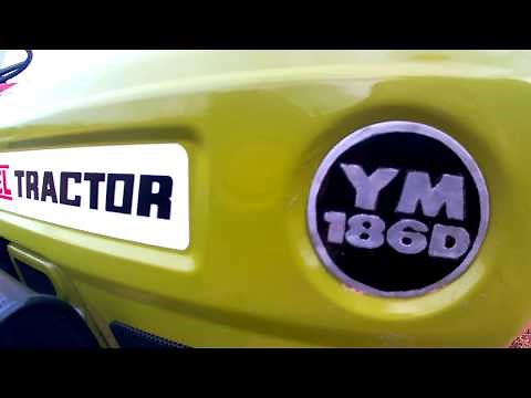 1976 Yanmar YM186 D 0.9 Litre 3-Cyl diesel 4WD Tractor (18 HP)