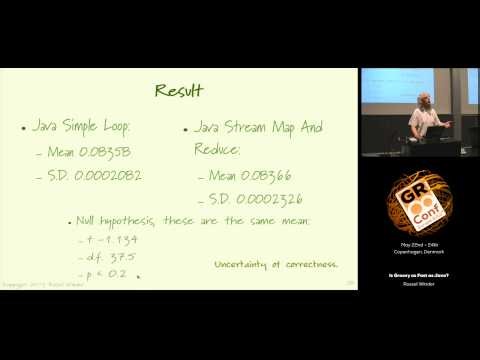 Is Groovy as Fast as Java - no intro