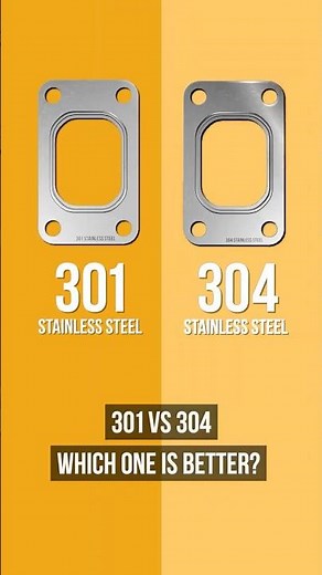 Which stainless steel is better for your gasket needs? 301 & 304 Stainless Steel Explained