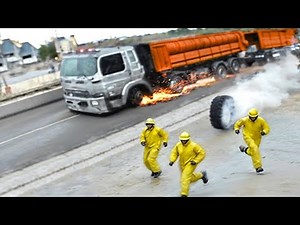 40 Dangerous Truck & Car Driving Fails, Truck Disaster | Heavy Equipment Operator Fails Compilation