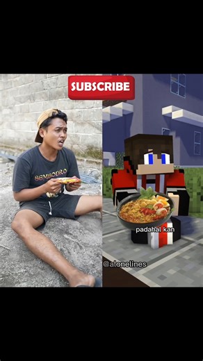 Animation vs Original - Who Likes Noodle Soup #minecraft #comedy