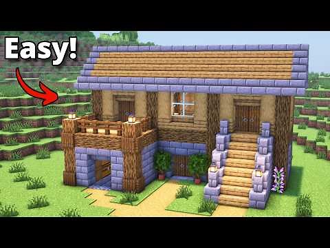 Minecraft: Simple Survival House Tutorial🏠