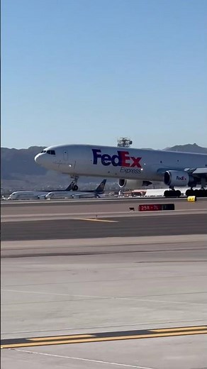 FedEx MD-11F Takeoff GE CF6 Engines SCREAMING. Legendary MD11 Return FedEx N591FE Full Power Takeoff