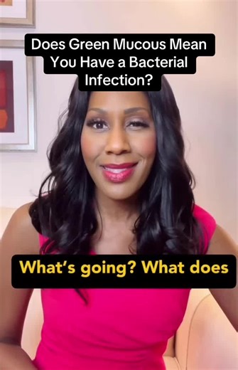 Does green mucous = bacterial infection? #mucous #infection #flu #covid #drjencaudle
