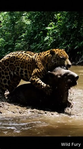 What If a Jaguar Attacked a Tapir? 😱