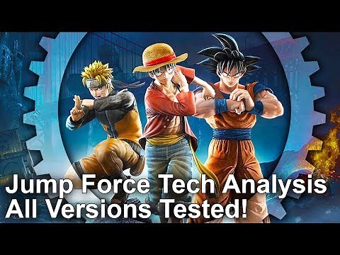 [4K] Jump Force Tech Analysis: Super Battle Between Consoles and PC !!