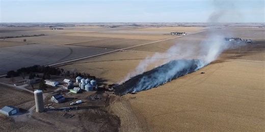 Officials respond to two central-eastern Nebraska fires over the weekend