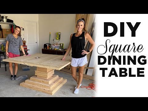 DIY Square Dining Table
