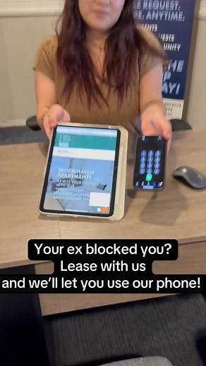 Your ex blocked you?  Lease with us — we’ll let you use our phone  Tour & apply within 24 hours and we’ll WAIVE your app + admin fees!   Brookhaven Apartments  972-241-0213 #FarmersBranchApartments #DallasLiving #BrookhavenApartments #DFWLuxuryLiving #FarmersBranchTX #ApartmentDeals #MoveInSpecial #DallasRentals #NewBeginnings #LeaseWithUs #DallasApartments #ApartmentHunting #TexasLiving #ApartmentGoals | Brookhaven | Facebook