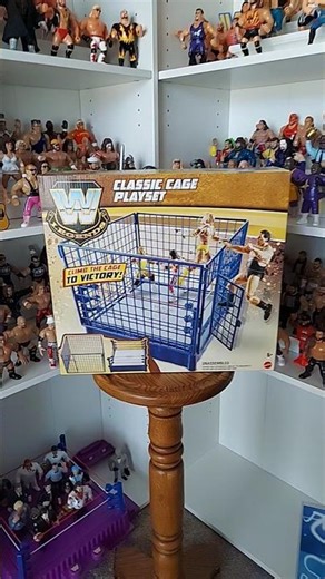 WWE Classic Cage Playset unboxing and assembly! #subscribe #wwe #collection #retro #wwf #toys