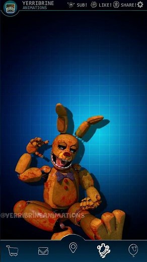 FNAF AR | Springlock failure (Spring Bonnie) rework | Workshop animation | Yerribrine