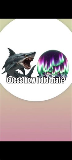 megalodon + aurora 🔥| Animash - Animal Fusion #animash #shorts #youtubeshorts