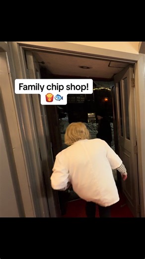 Family Chip Shop Advert Made in the Snow