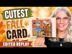 Easy Fall Fun Fold Card Cute Scarecrow Card Tutorial