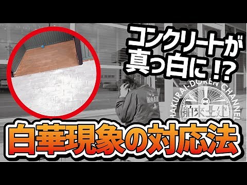 コンクリートが真っ白に!?白華現象対処法