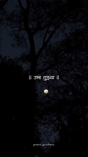 Chand Tu Nabhatla Lyrics | Romantic Marathi Song | Lyrics Video #marathisongs #lyricsvideo #shorts