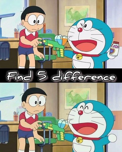 find 3 difference🧠🤔 #doraemon #find #youtube #viralvideo #viralshorts #nobita#youtubeshorts