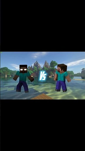 Minecraft Herobrine vs Steve
