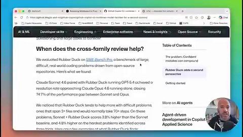In GitHub Copilot CLI, you can now leverage a multi-model reflection loop as a reviewer.Super helpful for catching issues early before they compound.