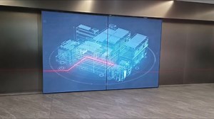 多媒体互动装置滑轨互动屏