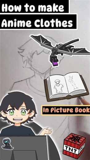 👉How to drown anime clothes. ft.mob8le‪@dinosayz‬