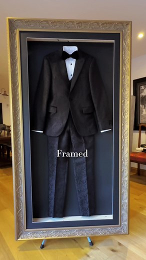 Grooms, Frame Your Wedding Suit for Lasting Memories