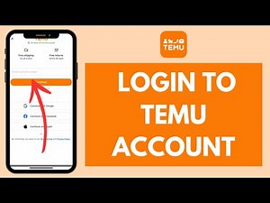TEMU Login - How to Sign in to TEMU Account (Quick & Easy!)