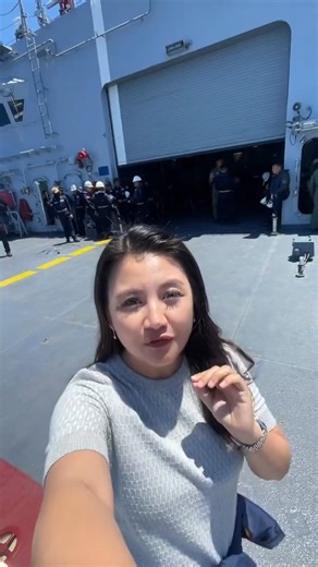 94K views · 647 reactions | Before the  multilateral maritime cooperative activity started on Friday morning, March 28,  already made its presence felt. PLA Navy 574 observed the activity from afar. It was challenged by the BRP Jose Rizal when it tried to go near, causing the Chinese warship to alter its course. #SelfiePatrol | via Bianca Dava, ABS-CBN News | ABS-CBN News | Facebook