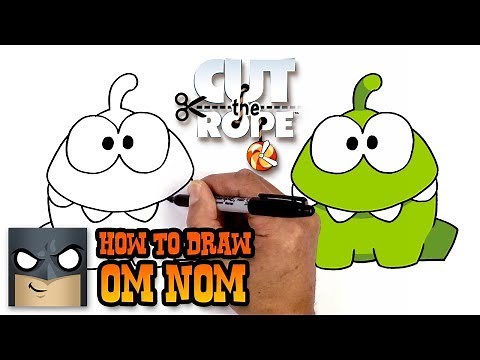 How to Draw Om Nom | Cut the Rope (Art Tutorial)