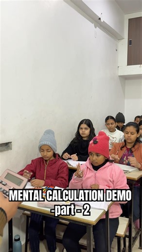 MENTAL CALCULATION DEMO PART - 2 #trending #shortsfeed #education #math #mathtricks #mathematics