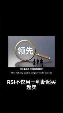 RSI指标全解析：领先信号助你捕捉市场反转！ #rsi #technicalindicator #技术指标 #相对强弱指数 #股票交易 #shorts