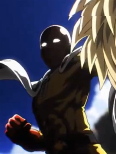 This is how it looks when saitama one punch man decides to take a fight 0.1% seriously #Saitama VS Genos