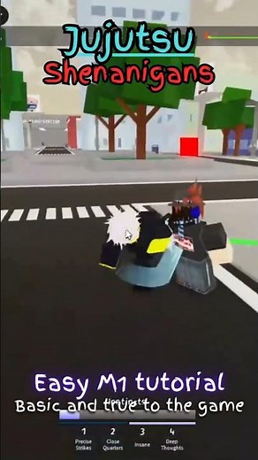 [SKILL BUILDER] JJS Custom M1s Tutorial! #shorts #roblox #jjs #jujutsushenanigans #jjk