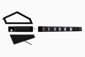Jammy, A MIDI Controlled Portable Steel String Digital Guitar That Can Be Easily Disassembled for Traveling