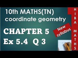 10th maths chapter 5 exercise 5.4 question 3 tn samacheer hiba maths