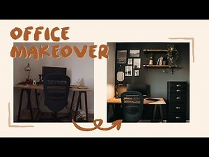 DIY HOME OFFICE MAKEOVER | for small spaces