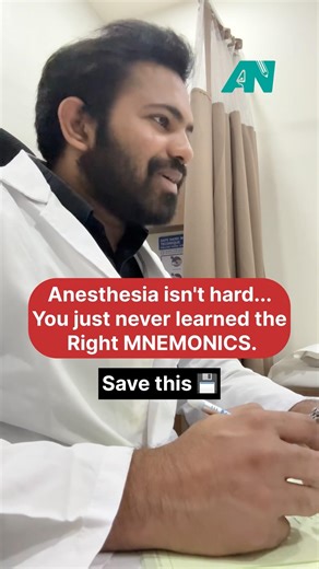 Share this to a friend ! Anesthesia Mnemonics to know