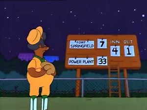 The Simpsons Softball "Such a mighty wallop"
