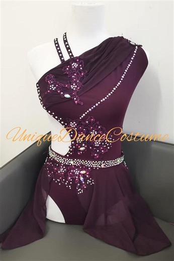 Custom Lyrical Dance Dress: Elegant Ballet, Pole & Jazz Performance Wear - Etsy
