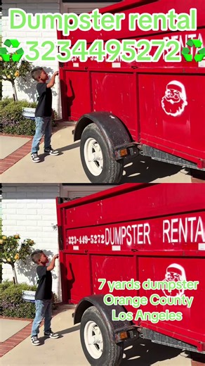 7. Yard Dumpster {Rental} – Fast Delivery! ♻️ ✔ 1-tons included ✔1-7-day rental ✔ Same-day or next-day delivery ✔ Easy driveway drop-off & pick-up WHAT FITS IN A 7-YARD? 🏠 Garage cleanouts 🛏 Furniture, mattresses, household junk 🛠 Remodeling debris (drywall, wood, flooring) 🌳 Yard waste & branches 🧹 Construction debris#DumpsterRental #losangeles #orangecounty #dumpsterservice