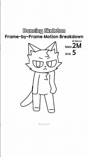 Dancing Skeleton - Frame-by-Frame Motion Breakdown
