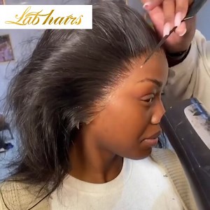 1.2K views · 35 reactions | High quality Swiss Lace make your wig more natural Clear prepulcked hairline &bleached knot All texture are both available now  Follow and DM us to get $30 off Direct link: https://bit.ly/3bz4c5H #labhair #labhairsofficial #labhairs #hdlace #clearlace #transparentlace #lacefrontwigs #lacewigs #humanhair #wavy #wavyhair #fulllacewigs #hairstyles #haircolor #hairextensions | Lab Wig Shop | Facebook